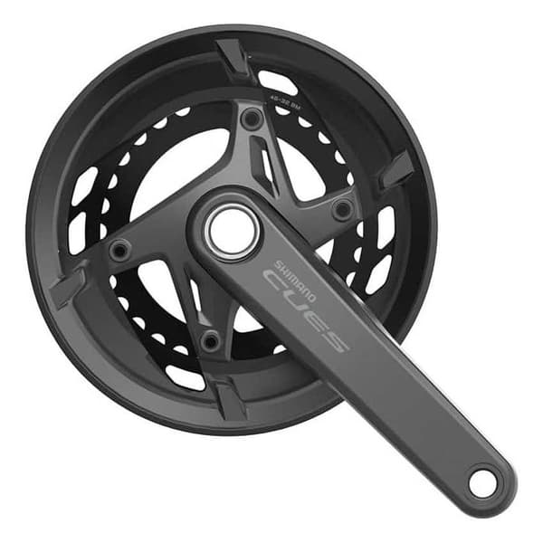 Shimano Cues U6010-2 Kranksæt Søvfarvet 175 mm / 46-32t
