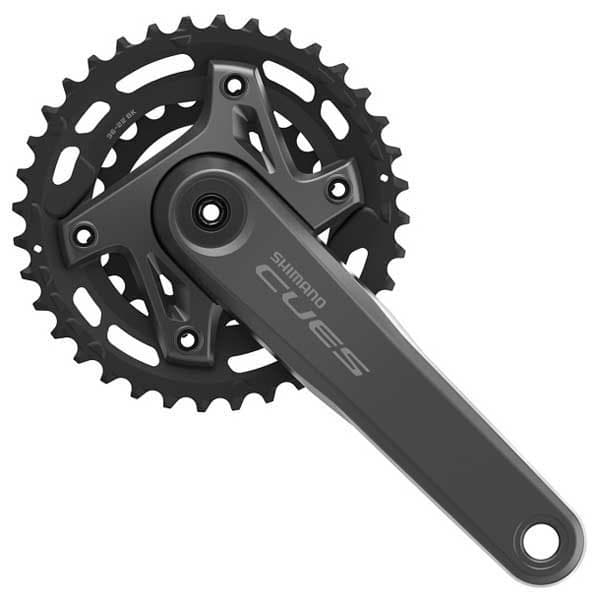 Shimano Cues U6000-2 Kranksæt Søvfarvet 170 mm / 46-30t