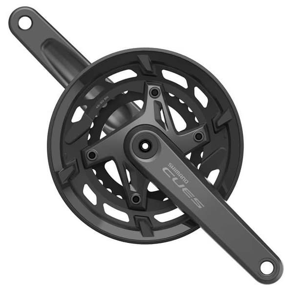Shimano Cues U6000-2 Kranksæt Søvfarvet 170 mm / 46-30t