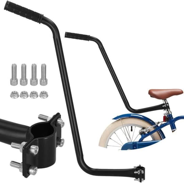 SPRINGOS barncykelstång - 70 cm sadelstolpefäste - säkerhet