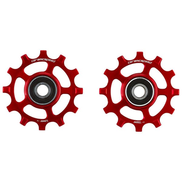Ceramicspeed Sram Red/force Axs Alternative Pulleys 12s Punainen 12t