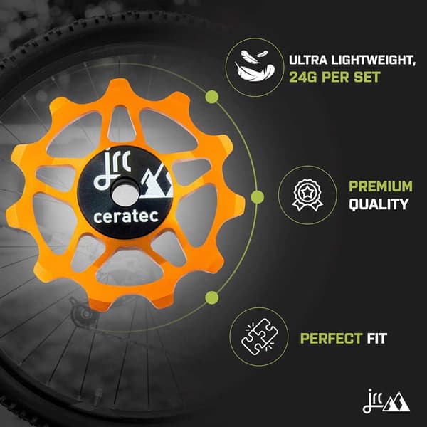 Jrc Components Shimano Road 12 Speed Dura Ace Styrhjul Orange 11t