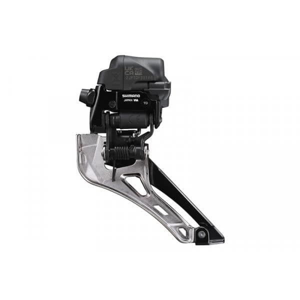 Shimano Brasser Dura Ace 9250 DI2 dubbel framväxel - silver/svart - 12-växlad - Herr