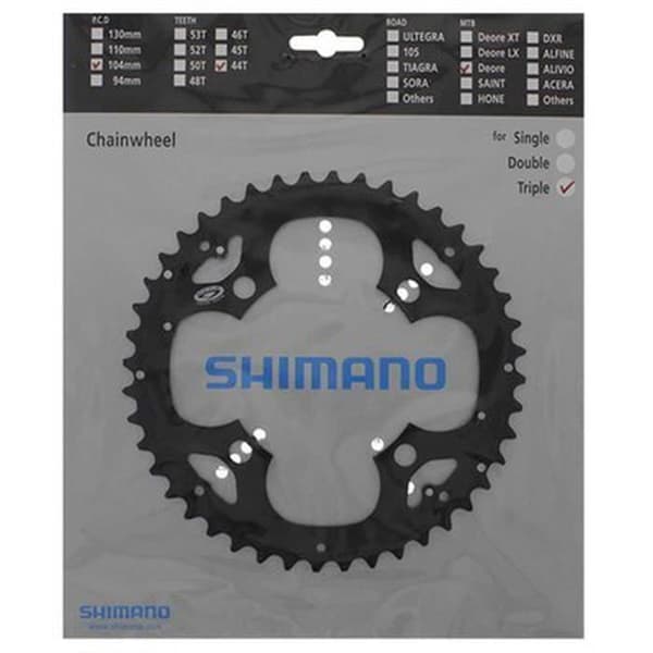 Shimano Kedjering - Herr - Vuxen - Svart - 44T