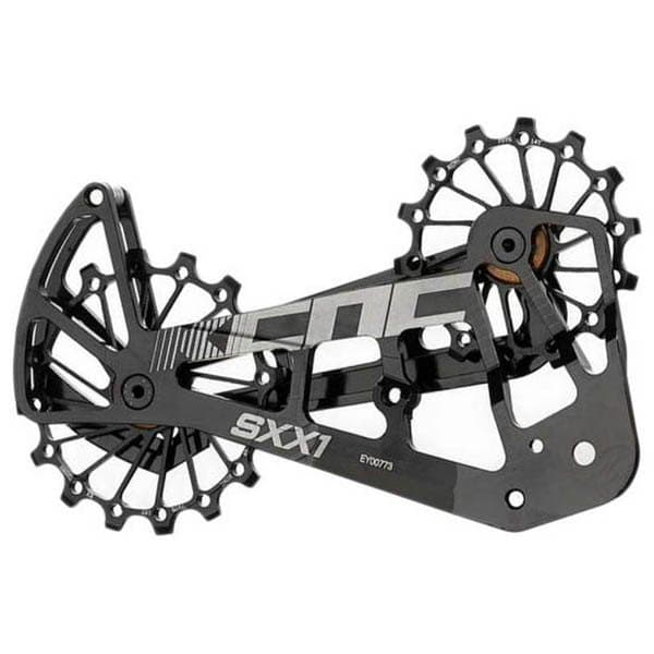 Kcnc Jockeyhjul Med Keramiska Lager Sram Eagle 12s Svart 14/16t