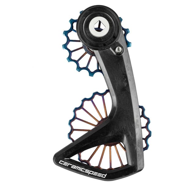 Ceramicspeed Ospw Rs 3d-ti Sram Red/force Axs Oil Slick Växelbur Silver