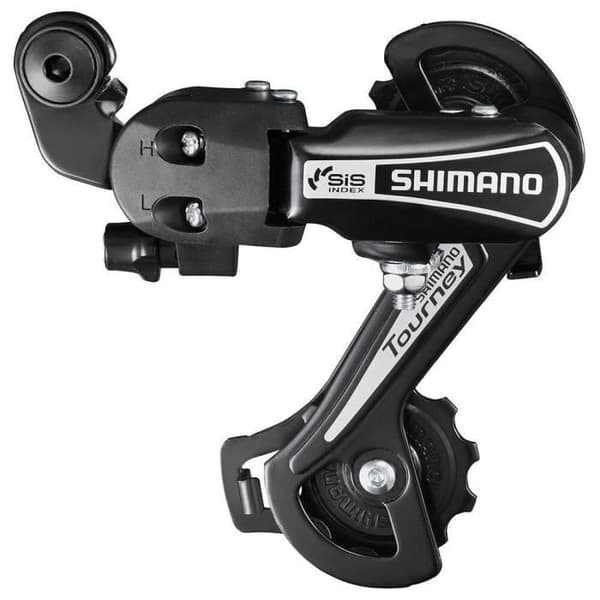 Shimano Tourney RD-TY21-B-GS bakväxel - svart - 6-växlad - Herr - Vuxen