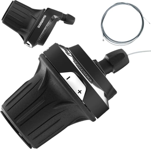 Tilstand: Ny Shimano REVOSHIFT SLRV200LB 3-trins gearskifter til venstre.