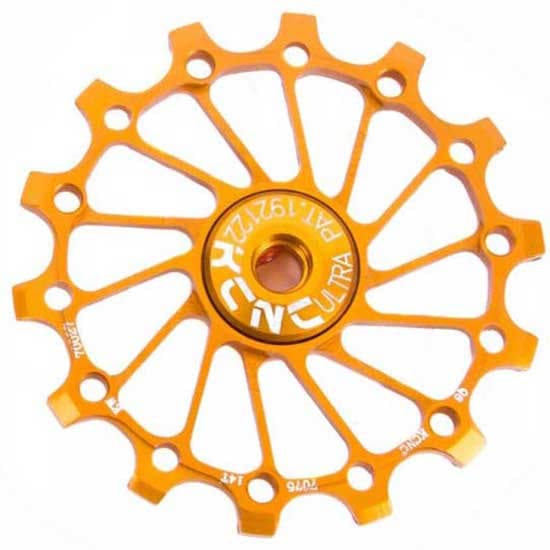 Kcnc Långa Tänder Smal/bred Med Keramiska Lager Ultra Sram X-sync Guld 16t