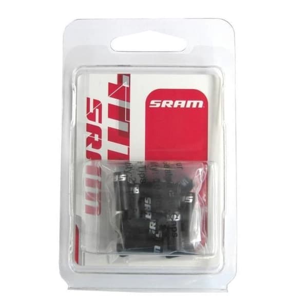 Sram-spets kabeländlockssats - svart - 10x4mm + 6x5mm