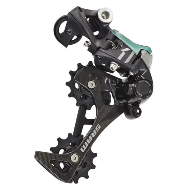 Bakväxeln MTB - SRAM - X01 Typ 2.1 - 10 växlar - Lång korg - Svart