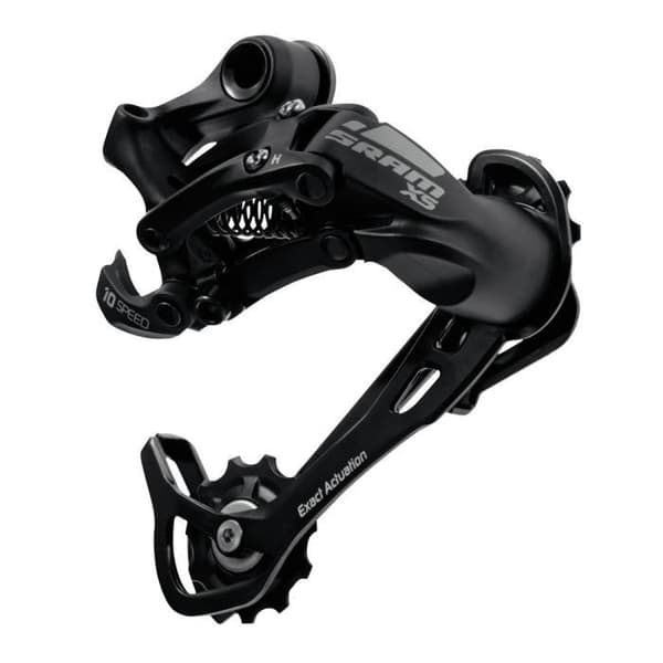 SRAM X5 Long Cage Bakväxel 10S Svart - Exakt och pålitlig prestanda i 10 hastigheter