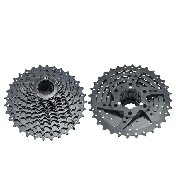 Cykelfrihjul, Flera hastighetsalternativ, Hållbar kugghjul, Ljusgrå 11s 32t black