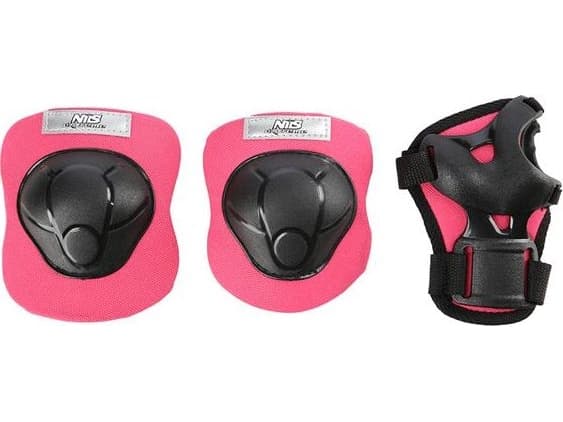 NILS Extreme MTW01 + H210 PINK STORLEK XS HJÄLM MED SKYDD NILS EXTREME SET