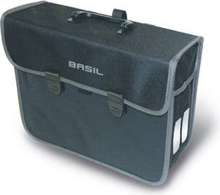 Basil Malaga, Bakre, Sykkelveske, Polyester, Svart, 13 l, 5 kg