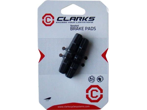 Clarks CLARK'S CP200 ROAD bremseklosser (Shimano Dura-Ace, Ultergra, 105, tørre forhold) 52mm sort