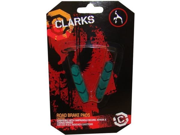 Clarks CLARK'S CP221 ROAD bremseinnsatser (Shimano, Campagnolo, For keramiske felger) 52mm grønn