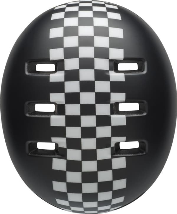 Bell Barnehjelm Lil Ripper terninger matt svart hvit størrelse S (48–55 cm) (BEL-71043)