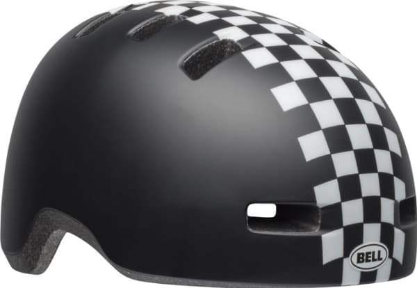 Bell Barnehjelm Lil Ripper terninger matt svart hvit størrelse S (48–55 cm) (BEL-71043)