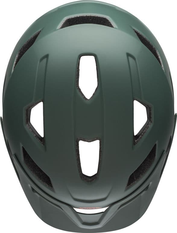 Bell Sidetrack barnehjelm matt mørkegrønn oransje, universal (47–54 cm) (BEL-71018)