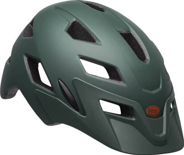 Bell Sidetrack barnehjelm matt mørkegrønn oransje, universal (47–54 cm) (BEL-71018)