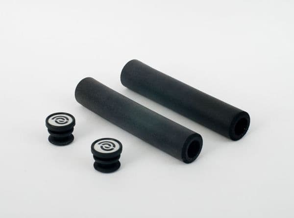 Cykel Ribbon Styrgrepp SIO2 SOFT GRIP silikon sort 130mm 70g