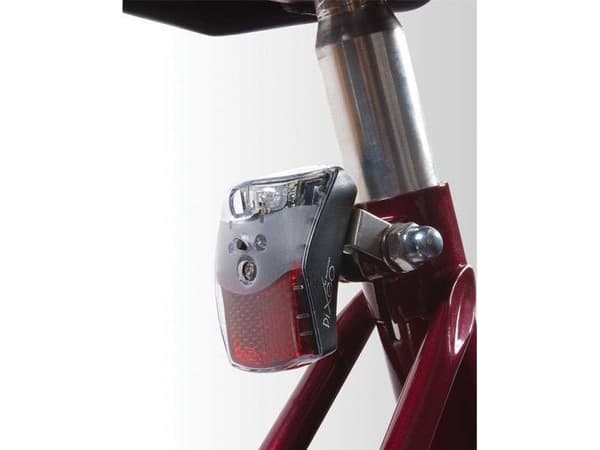 SPANNINGA Rear light on the fender SPANNINGA PIXEO XB + protector chrome (NEW)