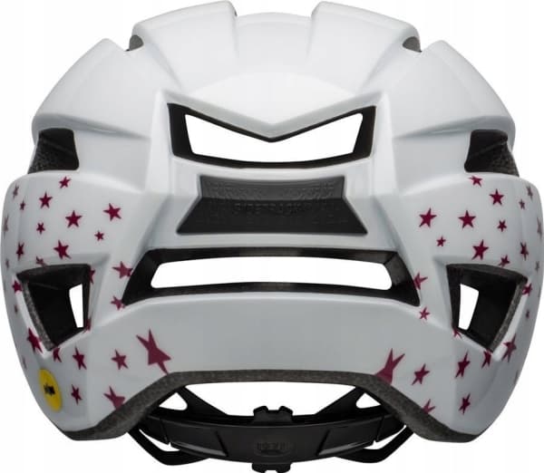 BELL Hjelm junior BELL SIDETRACK II INTEGRERT MIPS hvite stjerner roz. Universal (50–57 cm) (NY)