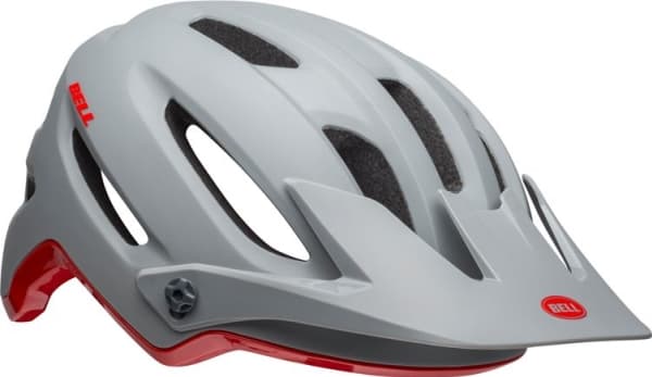 Bell mtb-hjälm 4Forty Integrated Mips grå-röd r. L