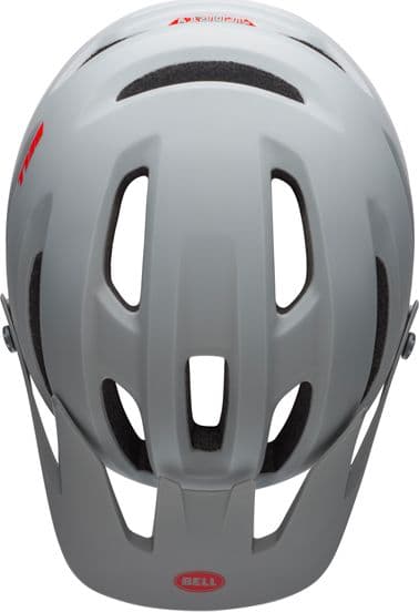 Bell mtb-hjälm 4Forty Integrated Mips grå-röd r. L