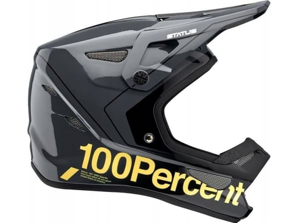 100% Full face helmet 100% STATUS DH/BMX Helmet Carby Charcoal size. XXL (63-64 cm) (NEW)