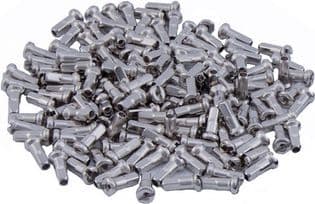 Cn nipat AN12 12mm alumiini hopea 144kpl.