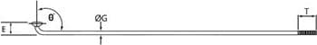 Cn Spoke MAC14 2.0-2.0-2.0-2.0 ruostumattomasta teräksestä valmistetut puolat 290mm lajitelma 72kpl (CN-MAC14-290C)