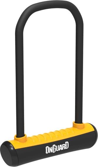 OnGuard U-Lock sykkellås Neonoransje 115x230 mm (8153OR)