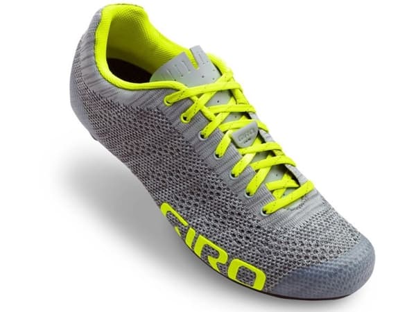 Giro Empire E70 Knit, Hankjønn, Voksen, Landeveissykling, Grønn, Grå, Monokromatisk, Lisselukking