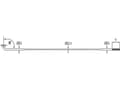 Miniatyrbilde 2 av 2: Cn Eiker CNSPOKE DB454 Eiker 2,0-1,8-2,0 rustfritt stål 258mm sortering + nipler 144 stk.
