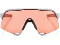 Pikkukuva 2 / 5: 100% 100% S3 Soft Tact Stone Gray - HiPER Coral -lasit (LT 52% Coral Lens + LT 93% Clear Lens) (UUSI 2021)