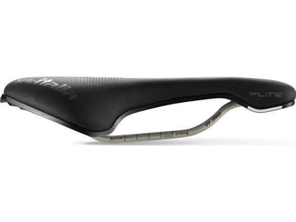 Selle Italia Siodło SELLE ITALIA FLITE BOOST ENDURANCE SUPERFLOW S (id match - S3) TI 316 Tube 7, fibra-tek, sort (UUSI)