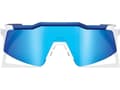 Pikkukuva 2 / 5: 100% Silmälasit 100% SPEEDCRAFT SL Matta Valkoinen / Metallinen Sininen - HiPER Sininen monikerroksinen peililinssi (LT 15% Sininen monikerroksinen p