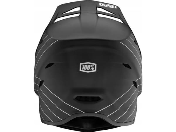100% Kask full face juniorski 100% STATUS DH/BMX Helmet Essential Black roz. S (47-48 cm) (NEW)