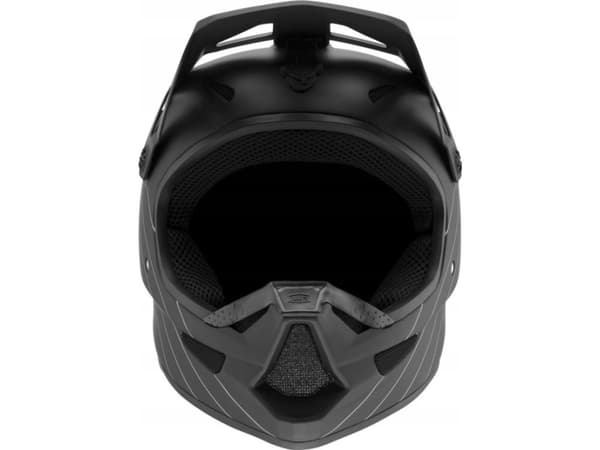100% Kask full face juniorski 100% STATUS DH/BMX Helmet Essential Black roz. S (47-48 cm) (NEW)