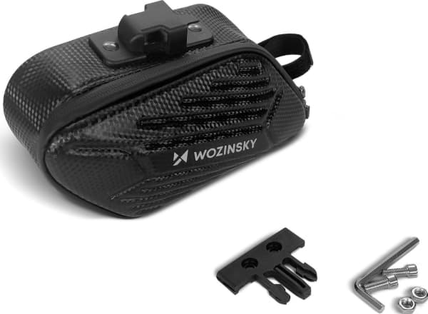 Wozinsky sykkelseteveske 1,5l vanntett bag svart (WBB27BK)