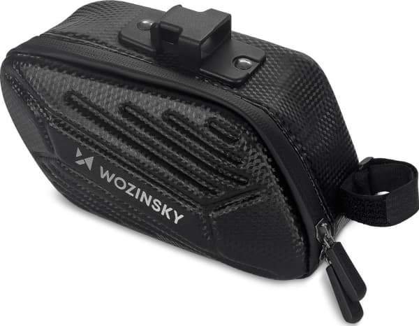 Wozinsky sykkelseteveske 1,5l vanntett bag svart (WBB27BK)