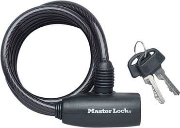 Master Lock Quantum Street No. 8126 - Kabellås - nøkkel - svart
