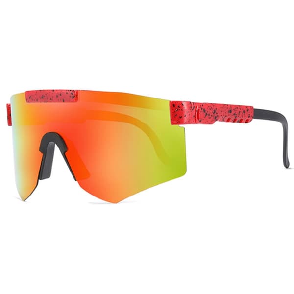 Viper Unisex Polarized Sports Solbriller Crimson Red