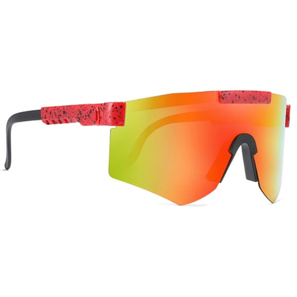 Viper Unisex Polarized Sports Solbriller Crimson Red