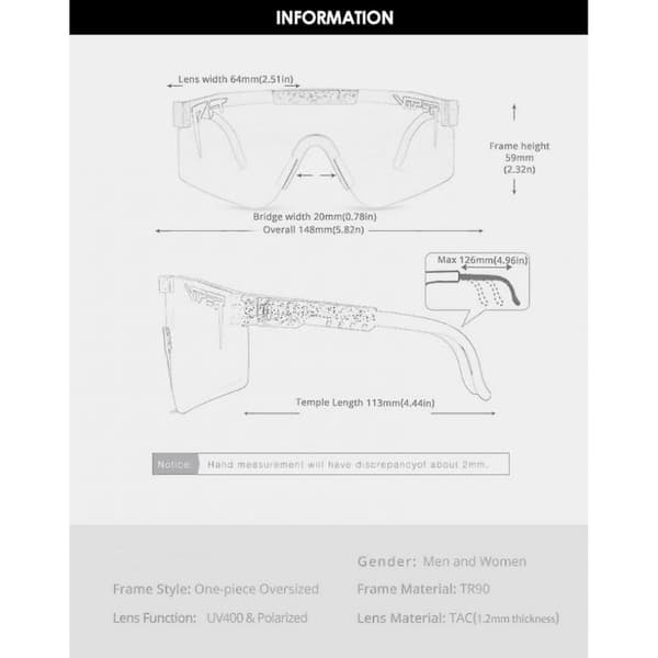 Viper Unisex Polarized Sports Solbriller Grøn / Blå