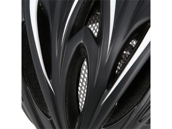 NILS Extreme MTW202 SVART-HVIT STØRRELSE M (53-58CM) NILS EXTREME HJELM