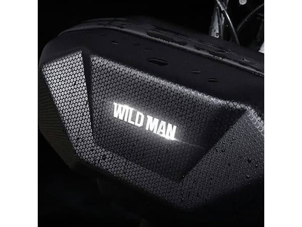 WILDMAN X9 pyörän runkolaukku pyöränkuljetuslaukku musta/musta