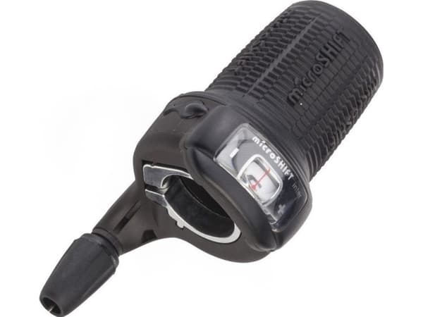 Microshift MICROSHIFT INTER 3 girskifter, Høyre, 3-trinns, Shimano-kompatibel, Twist Shifter, Optisk girindikator (NY)